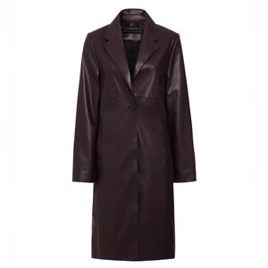 Unreal Fur Mack Faux Leather Trench Coat